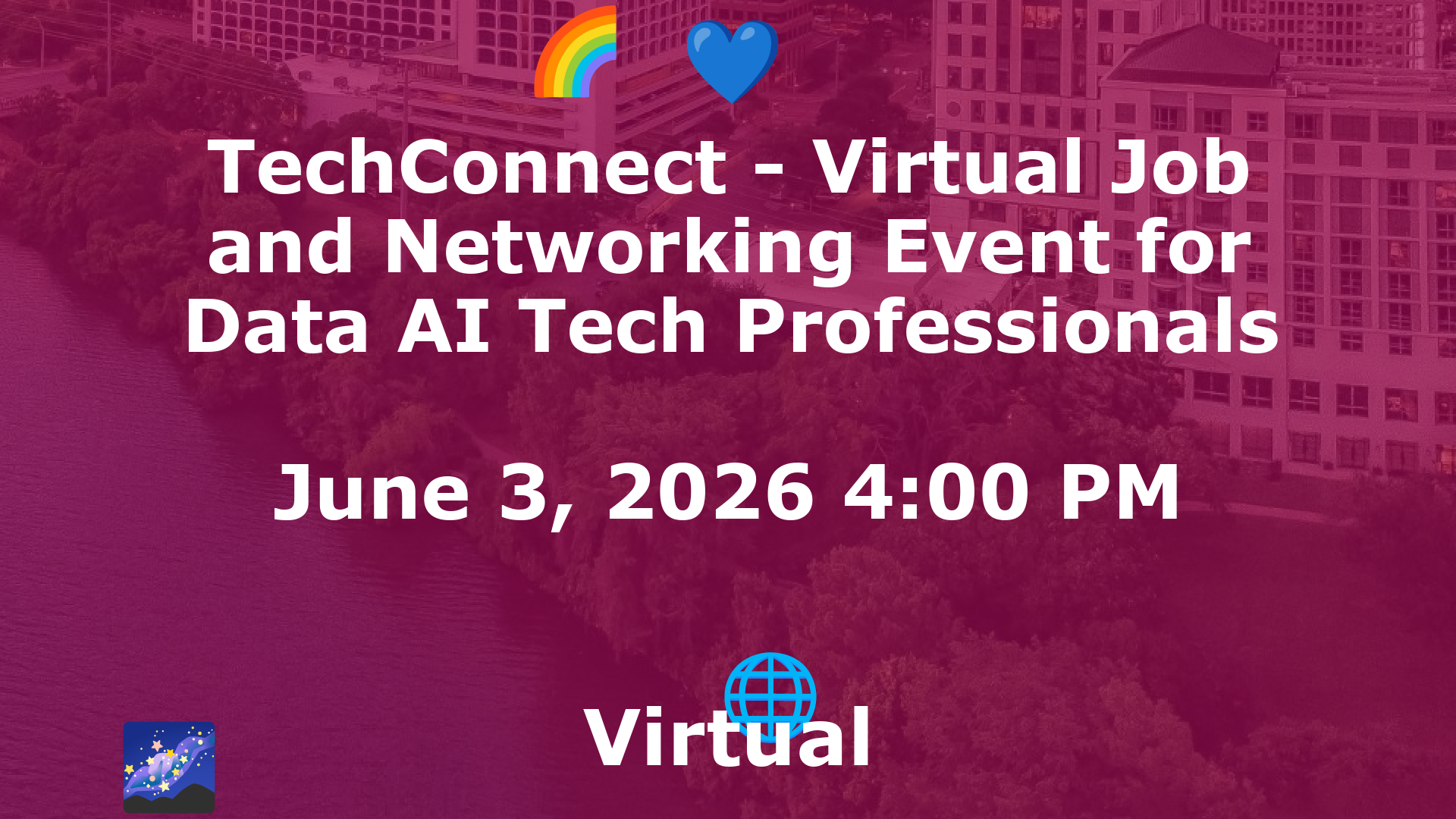 TechConnect - Virtual Job and Networking Event for Data AI Tech Professionals event image